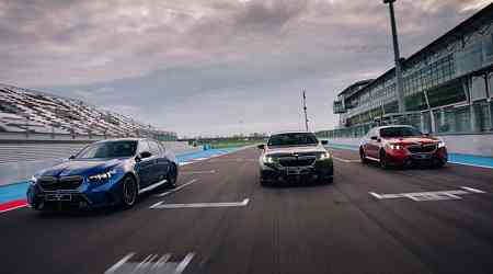 Colorful BMW M5 G90s Invade Magny-Cours Track