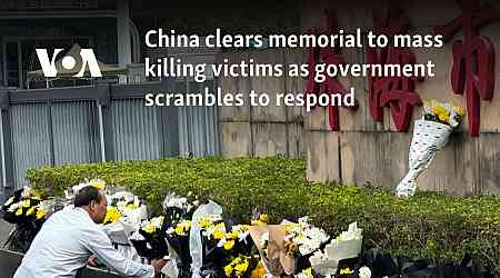 China clears memorial to mass killing victims as government scrambles to respond