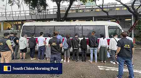 Hong Kong police arrest 16 after raid on gambling den with arcade fishing game machines