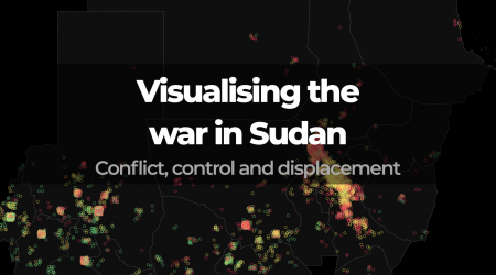 Visualising the war in Sudan: Conflict, control and displacement