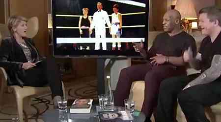 Mike Tyson left BBC host Clare Balding speechless with admission to Ricky Hatton