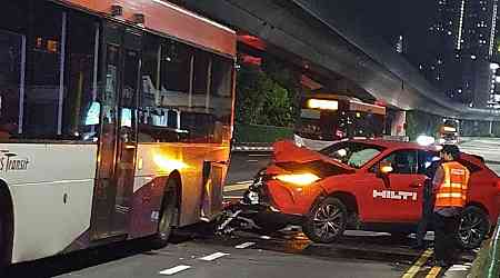 Man arrested for drink driving after collision with bus in Clementi