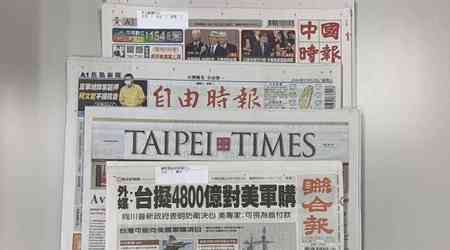 Taiwan headline news