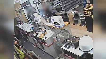 Video shows shotgun pointed at staff during pawn shop robbery