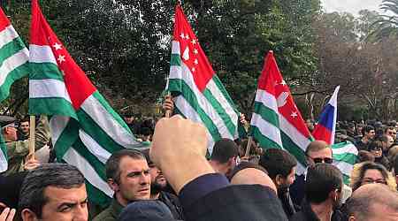 Protesters storm parliament in breakaway Georgian region of Abkhazia