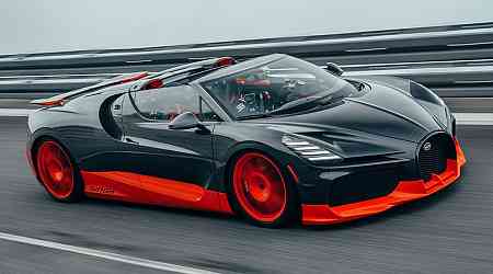 Bugatti W16 Mistral Sets New Open-Top Speed Record at Over 280 MPH