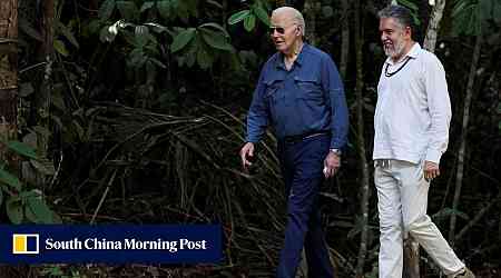 Biden becomes first sitting US president to visit the Amazon rainforest