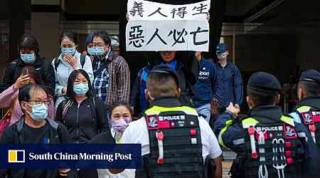 Hong Kong 47: crowds throng court as family, supporters bid farewell to jailed opposition figures