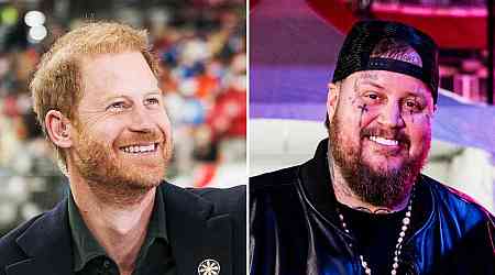 Jelly Roll Hilariously Gave Prince Harry a Tattoo Ahead of Invictus Games