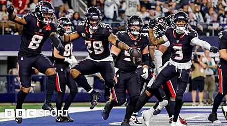 Houston Texans 34-10 Dallas Cowboys: Joe Mixon inspires Texans win on Monday Night Football