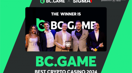 BC.GAME Celebrates 3rd Consecutive Win at the SiGMA Global Gaming Awards with 2024 Best Crypto Casino Title