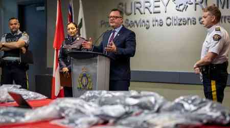 Mounties announce one of the largest drug busts in Surrey RCMP history