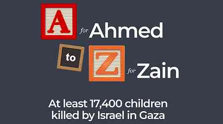 An A-Z of the children Israel killed in Gaza