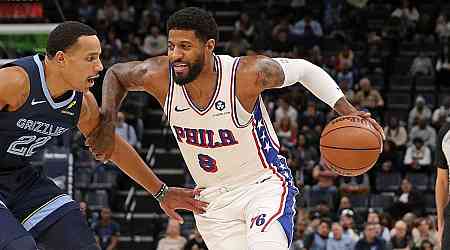  Paul George hyperextends left knee for second time in a month as 76ers season goes from bad to worse 