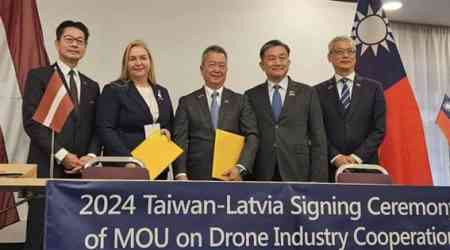 Taiwan, Latvia sign MOU on drone industry cooperation