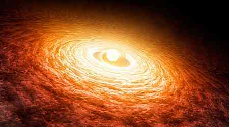 Hubble Telescope Finds Unexpectedly Hot Accretion Disk in FU Orionis