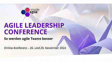 heise-Angebot: Agile Leadership Conference: Nur noch eine Woche bis zur Konferenz