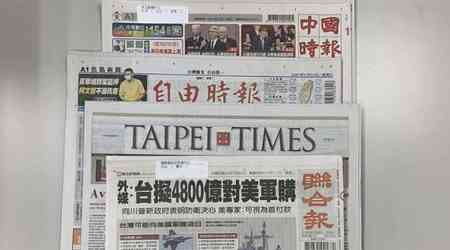 Taiwan headline news