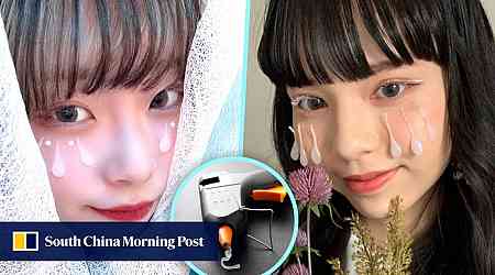 Japan new make-up trend for teen girls uses hot melted glue to create tear-like droplets