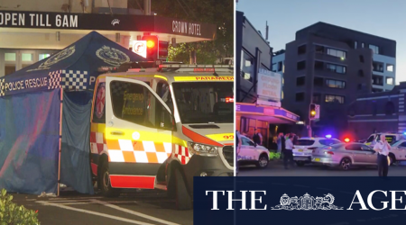 Man dies in front of Sydney CBD restaurant after 'outrageous' shooting