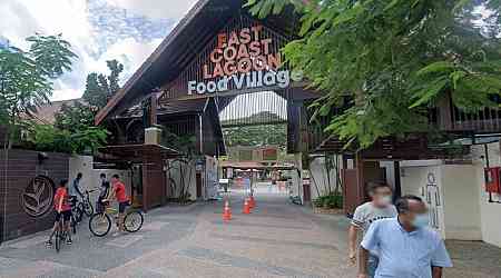 Some hawkers at East Coast Lagoon food centre say earnings halved due to recent wet weather