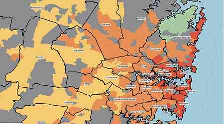 Horror map proof Sydney is cooked