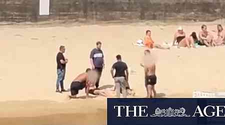 Dramatic scenes at popular Sydney beach as trio arrested