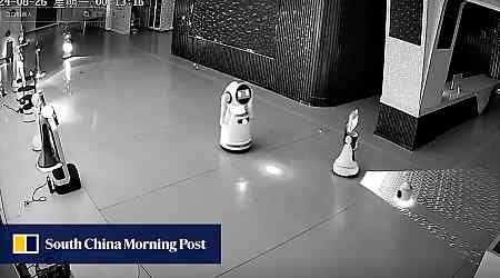 Video of a robot leading a mass escape stokes laughs and fears over AI in China