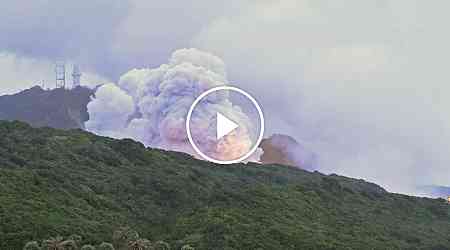 Fire Engulfs Japan Rocket Test Site