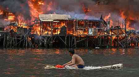 Thousands homeless after raging slum fire