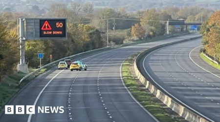 Girl who died on the M5 in Somerset was under arrest