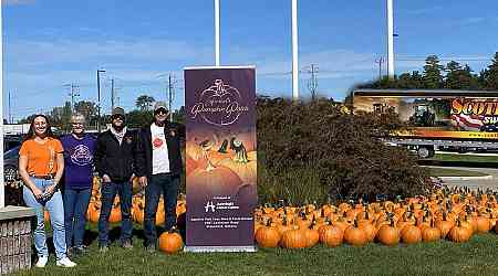 Scotlynn SweetPac Growers Help Raise $21,000 for Juravinski Cancer Centre Through Pumpkin Sales