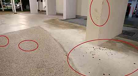 Bloodstains found at HDB block in Punggol after suspected fight among youths