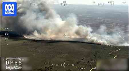 Firefighters injured, burned while battling out-of-control blaze near Wedge Island in WA's Midwest