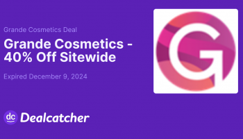 Grande Cosmetics - 40% Off Sitewide