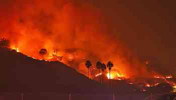 Massive Inferno Erupts in Malibu, Ravages Mountainous Area, Video Shows