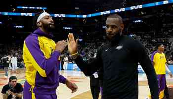 Lakers' Anthony Davis Hypes LeBron James as NBA's Goat: 'Broken Almost Every Record'