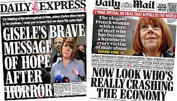 Newspaper headlines: 'Hope after horror' and Labour 'crashing the economy'