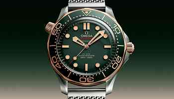 New Release: Omega Seamaster Diver 300M Watch In Titanium And Bronze Gold