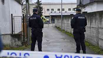 Croatian police say a 7-year-old girl died and 6 people were wounded in a knife attack in a school