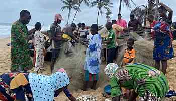 Lost homes and rising seas: A Nigerian coastal community fears extinction