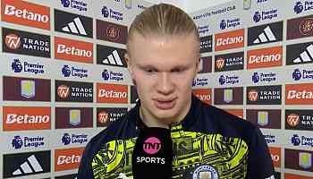 Erling Haaland names who is blame for Man City woes after Aston Villa defeat