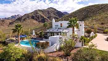 Take a look inside $1.49M adobe mansion for sale with scenic views in Organ Mountains