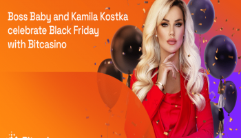 Boss Baby and Kamila Kostka celebrate Black Friday with Bitcasino