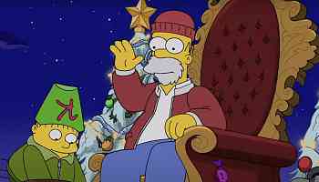 The Simpsons Christmas Special That's Dominating The Disney+ Charts