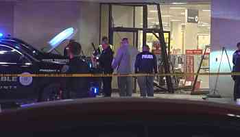 Texas police kill driver who rammed his truck into mall