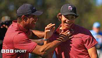 Tiger Woods' son Charlie Woods, 15, hits hole-in-one at PNC Championship