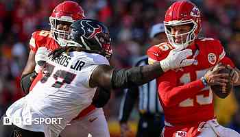 NFL: Patrick Mahomes stars as Kansas City Chiefs beat Houston Texans 27-19 to close in on the top seed in AFC