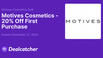 Motives Cosmetics - 20% Off First Purchase