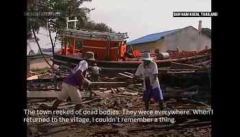 Trauma lingers on for survivors of the deadly tsunami that hit Thailand 20 years ago